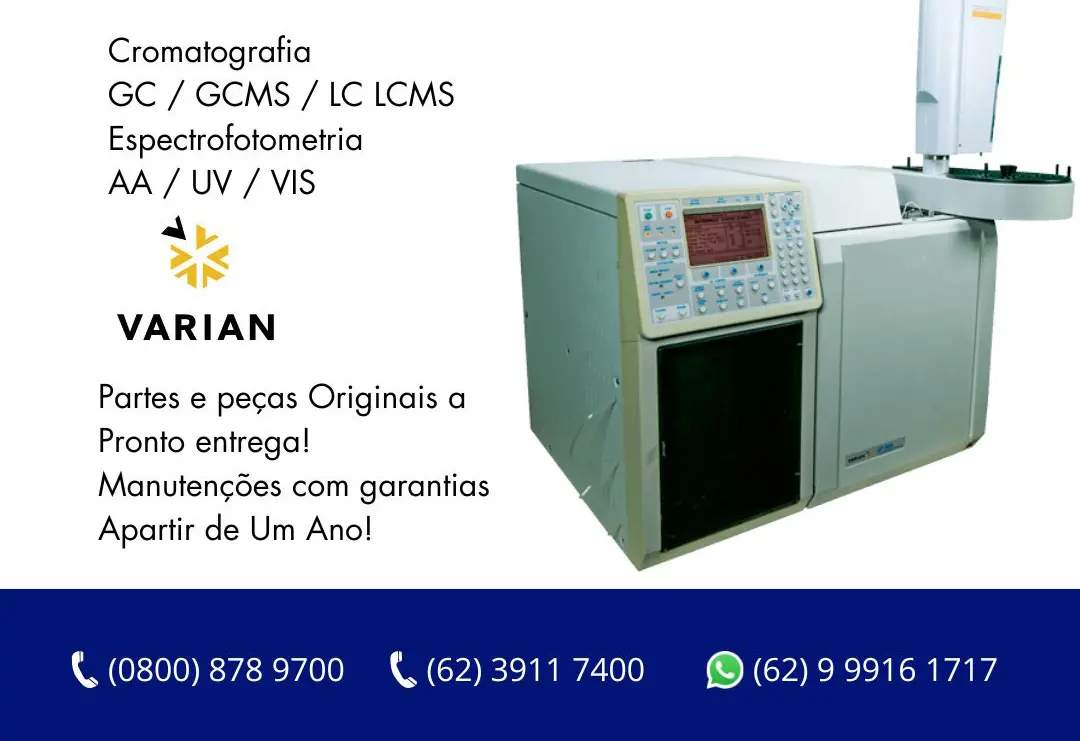 ASSISTÊNCIA TÉCNICA CROMATOGRAFIA E ESPECTROFOTOMETRIA VARIAN BRASIL
