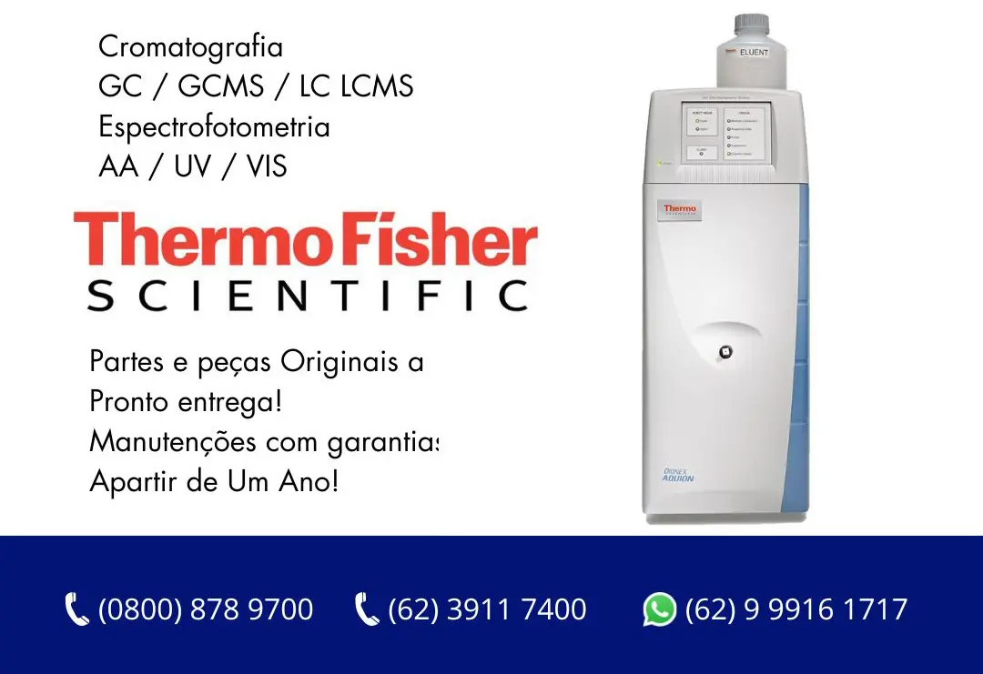 MANUTENÇÃO CROMATÓGRAFO THERMO FISHER BRASIL