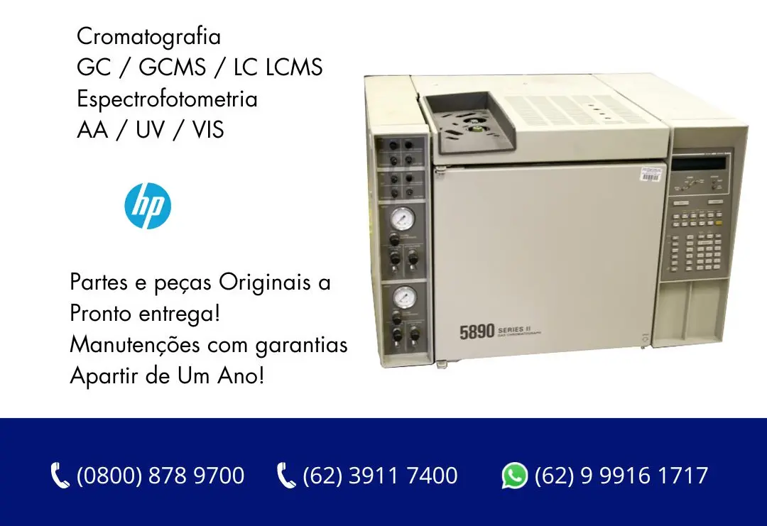 MANUTENÇÃO CROMATÓGRAFOS HP GOIANIA GOIAS