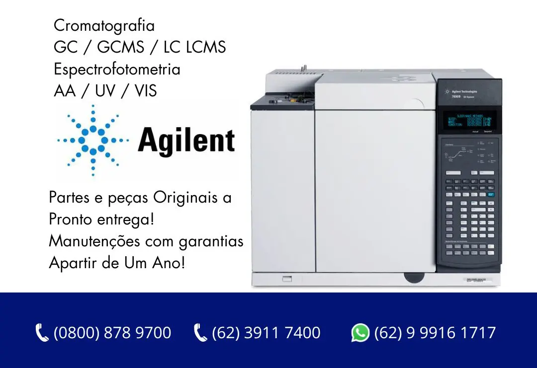 MANUTENÇÃO DE CROMATÓGRAFOS AGILENT BRASIL